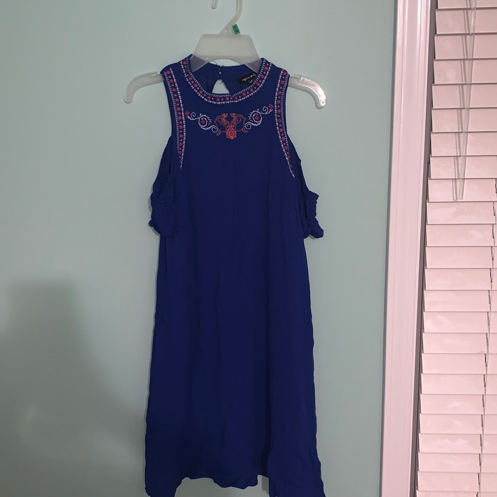 Dillards Summer Tank Dress with Short Sleeves